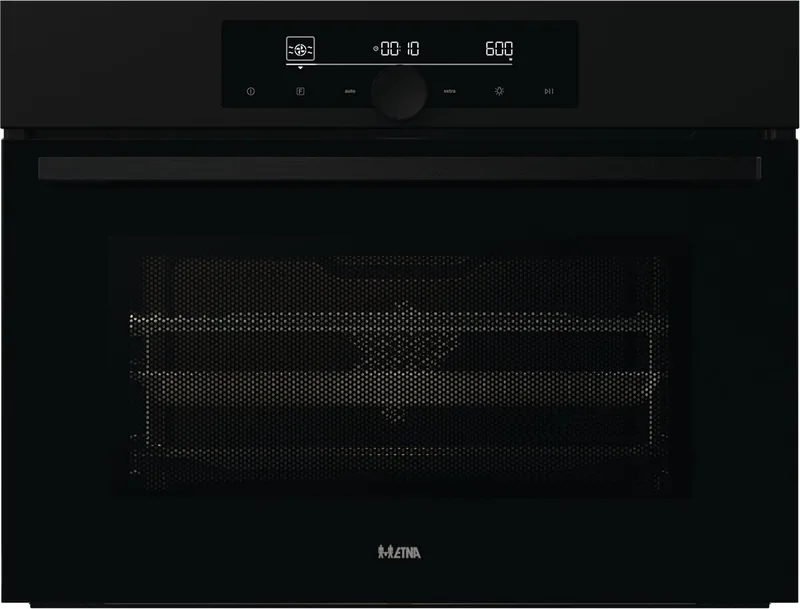 CM914MZ - Oven met magnetronfunctie - Turbo-hetelucht - XL Inhoud 50 l - Inverter 1000W - AirCrisp - Hydrolyse reiniging - 12 ovenfuncties von ETNA in Matzwart – Produktfoto