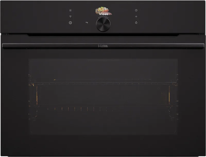 CM954ZG - Oven met magnetronfunctie - 45 cm - 50 Liter - SoftClose - 27 ovenfuncties - Turbo hetelucht - Pizza Programma - Ovenverlichting - Kinderslot fra ETNA i Sort – produktbillede