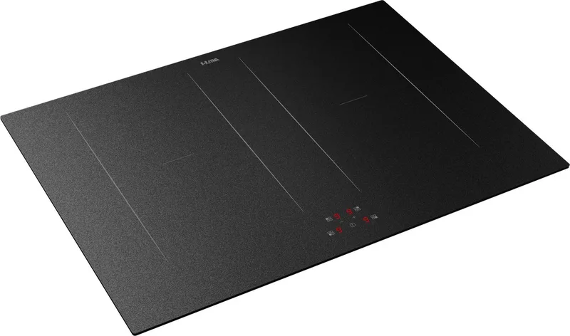 KIF472MG - Inductiekookplaat met dubbele flexzones - Matglas (5x Krasbestendiger) - 70 cm breed - 1 of 2-fasen - tiptoetsbediening - panherkenning - boostfunctie en timer per zone van ETNA in Zwart Mat Glas – productfoto