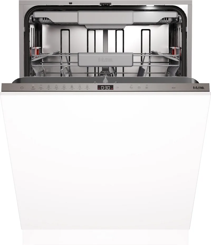 VW942HN - Inbouw vaatwasser XXL - 60 cm - Flexibele besteklade - Sleepscharnier - Koolborstelloze motor - Zuinig en Stil - Intensieve Zone - Nachtprogramma de ETNA en Rvs – photo produit