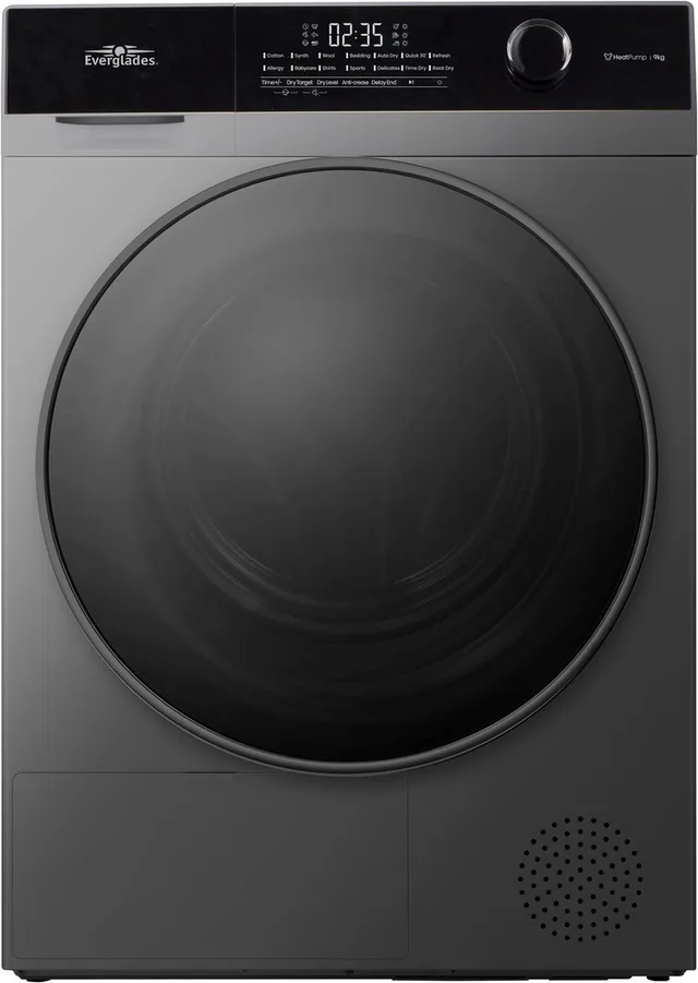 EVHP9066CG - Warmtepompdroger - C-Klasse - 9KG - 15 Programma's - 5 Jaar Garantie