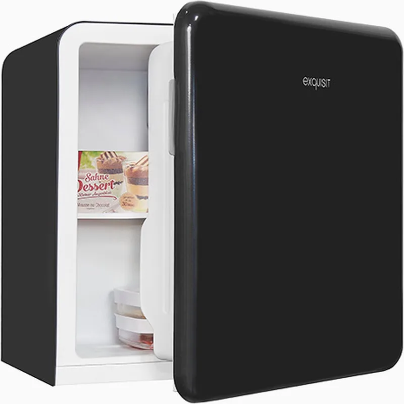 CKB45-0-031F - Mini-koelkast - Zwart van Exquisit in Zwart – productfoto