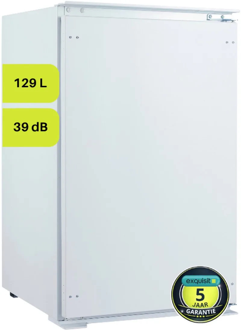 EKS131-V-040E - Inbouw koelkast - Wit - 129 Liter - 39 dB - 5 jaar garantie de Exquisit – photo produit