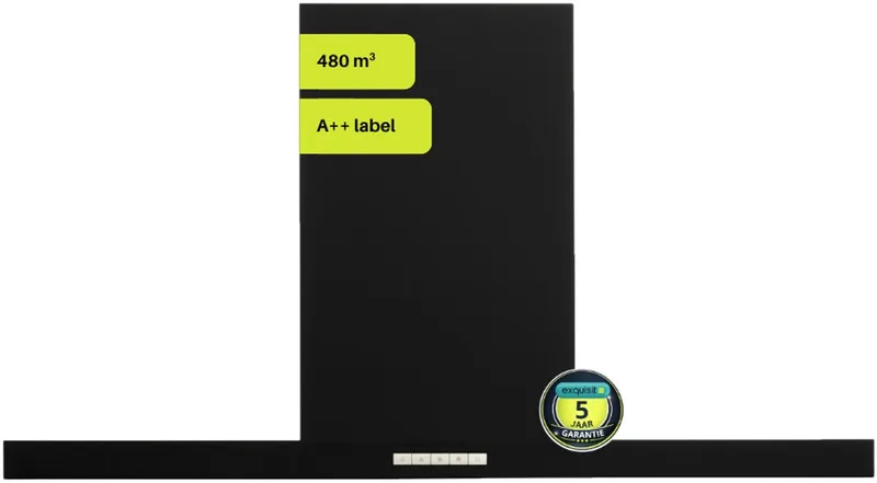 FKH92-3BL - 5 Jaar garantie de Exquisit en Noir – photo produit