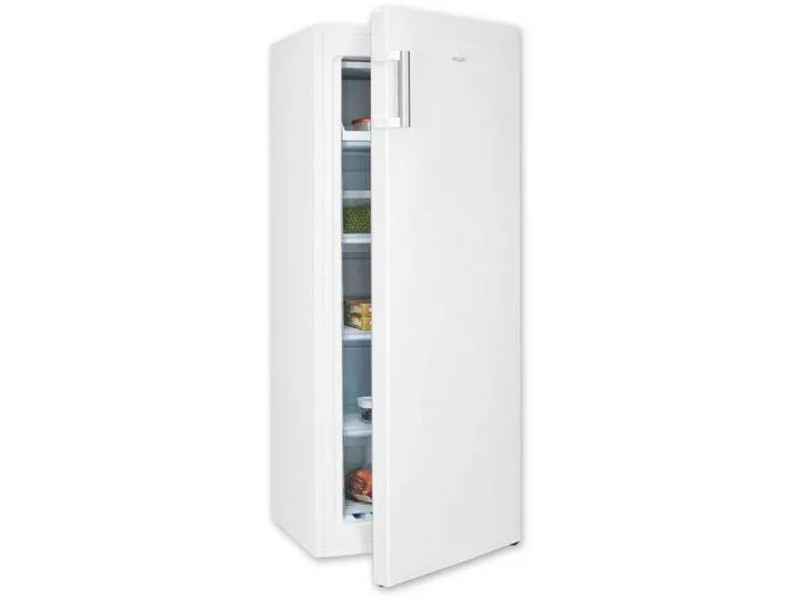 Gefrierschrank GS230-H-010E, 143,4 cm hoch, 55 cm breit, 4*-Gefrierschrank mit praktischem Griff – leicht & bequem zu öffnen de Exquisit – photo produit