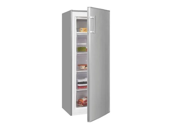Gefrierschrank GS230-H-040E, 142.6 cm hoch, 54.4 cm breit, 4-Sterne-Gefrierfach, wechselbarer Türanschlag, effizient de Exquisit – photo produit