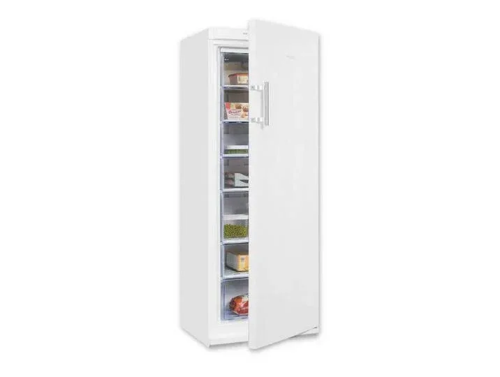 Gefrierschrank GS527-H-280E weiss, 163 cm hoch, 60 cm breit, Gefrierschrank mit Geräumigen Gefrierschubladen, inkl. BigBox de Exquisit – photo produit
