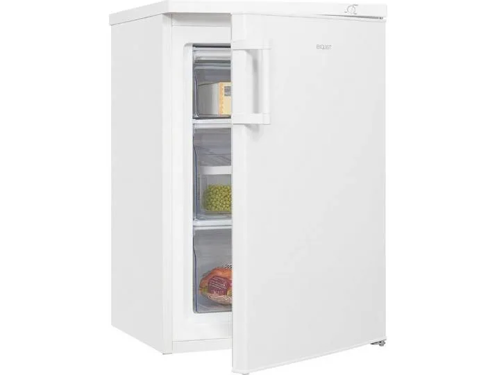 Gefrierschrank GS81-H-010E, 84,5 cm hoch, 56 cm breit, 4*-Gefrierschrank mit praktischem Griff – leicht & bequem zu öffnen de Exquisit – photo produit