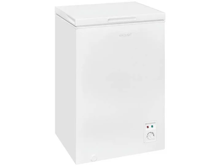 Gefriertruhe GT100-050E weiss, 54,5 cm breit, 99 l, 4*-Gefriertruhe mit ergonomischer Griffmulde – bequem zu öffnen från Exquisit – produktbild
