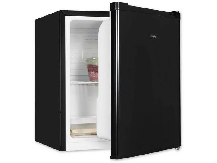 Kühlschrank KB05-V-040E schwarz, 51 cm hoch, 44 cm breit van Exquisit – productfoto