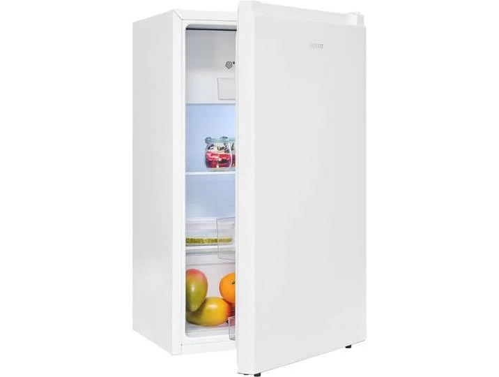 Kühlschrank KS117-3-011E weiss, 84 cm hoch, 48 cm breit, Perfekte Kühlung & Gefrierfach: 82 L Mini-Kombi für jede Küche van Exquisit – productfoto