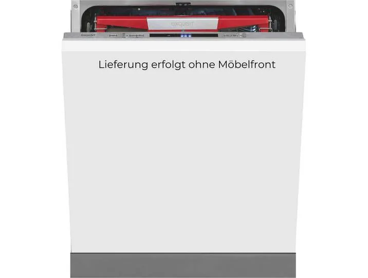 vollintegrierbarer Geschirrspüler 9614 EGSP9614-E-030A inox, 9,5 l, 14 Maßgedecke, 14 Maßgedecke & 42 dB – besonders leiser Betrieb für mehr Ruhe fra Exquisit – produktbillede