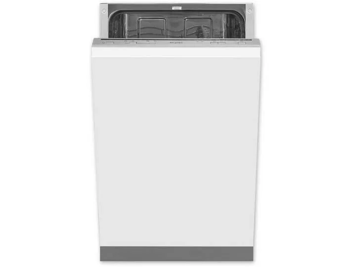 vollintegrierbarer Geschirrspüler EGSP1009-E-030E silber, 9 l, 9 Maßgedecke, Kompakt und ideal für kleine, schmale Nischen, kleine(Single)Haushalte fra Exquisit – produktbillede