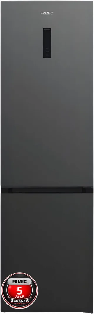 BONN388-NFD-040ADG - Koelvriescombinatie - A-Label - 201 cm Hoog - Display - Fast Freeze - 35 dB - 5 Jaar Garantie - 377L - No Frost - Dark Grey