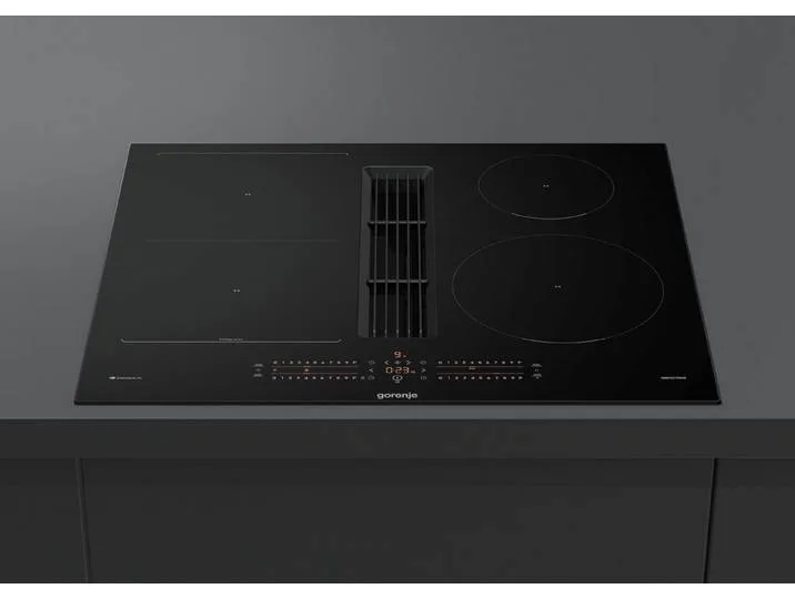 Kochfeld mit Dunstabzug GEH6432BSCWF, 60cm Induktionskochfeld mit Dunstabzug fra Gorenje – produktbillede