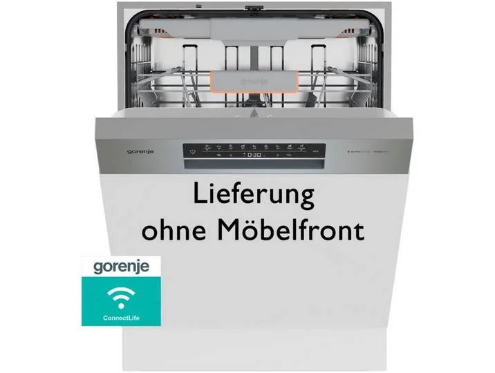 teilintegrierbarer Geschirrspüler GI673A92X, 9,4 l, 16 Maßgedecke, TotalDry - auto. Türöffnung fra Gorenje – produktbillede