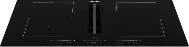 GIEH 834480 P kookplaat Ingebouwd 80 cm Inductiekookplaat zones 4 zone(s) Inbouw afzuigkap by Grundig in Black – product photo