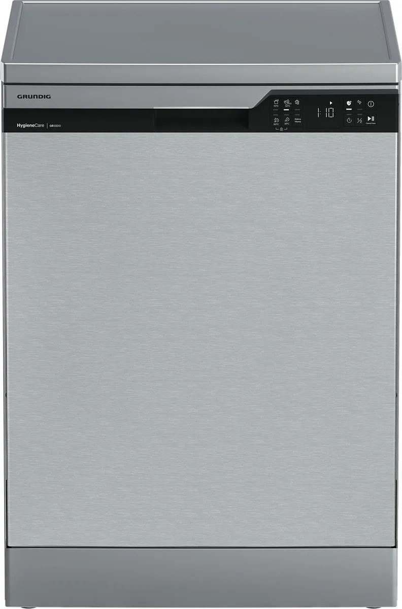 GNFP3440X - vrijstaande vaatwasser - 14 couverts - E Label by Grundig in Grey – product photo