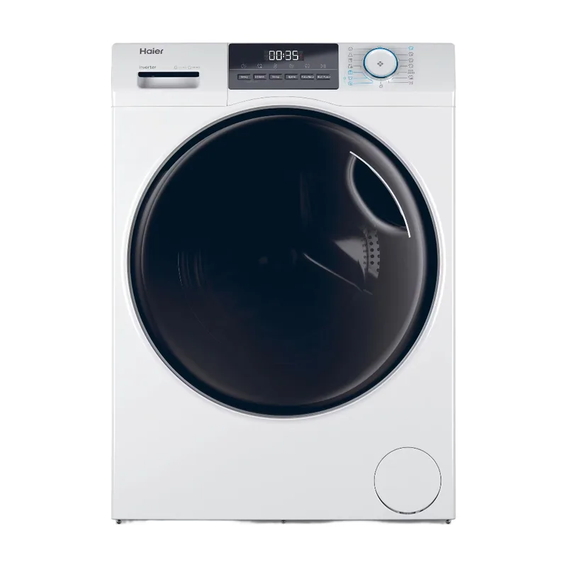 HWD90-BP14929A-S lave-linge séchant, 9 kg lavage / 5 kg séchage, 1400 rpm, moteur inverter AI Power Drive, vapeur, classe énergétique A-20% / D, blanc de Haier – photo produit
