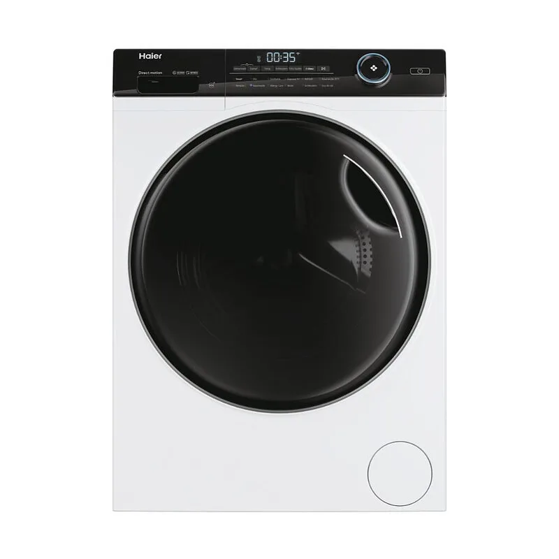I-PRO Serie 5 HW90-B14959U1 Frontlader-Waschmaschine 9 kg, 1400 U/min, Energieeffizienzklasse A, hOn App, Direct Motion Motor, Refresh Dampffunktion, XL Trommel 525 mm, AquaProtect-Schlauch, Startzeitvorwahl 24 h von Haier – Produktfoto