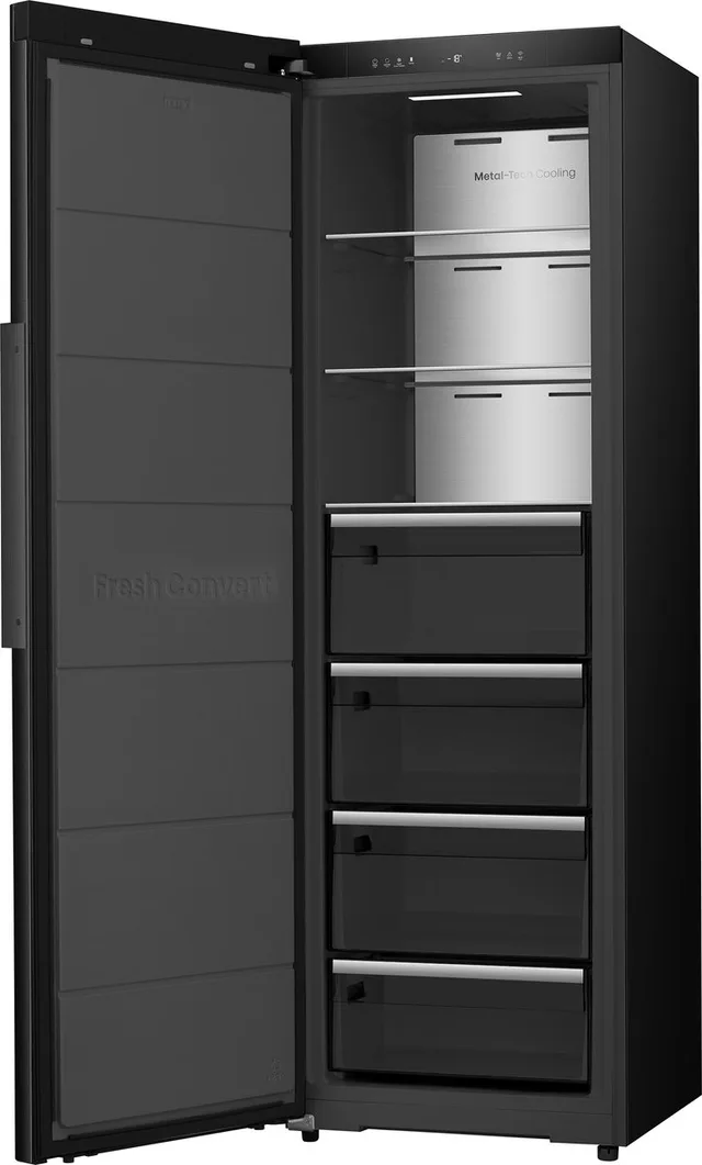 FT5K310GSFC - Vrijstaande vriezer - No-Frost - 185 cm hoog - 312 liter - Energielabel C - Invriesvermogen 15 kg/24u - Geluidsniveau 35 dB - LED Display - FastFreeze - Deuralarm - Interverter Compressor - ConnectLife