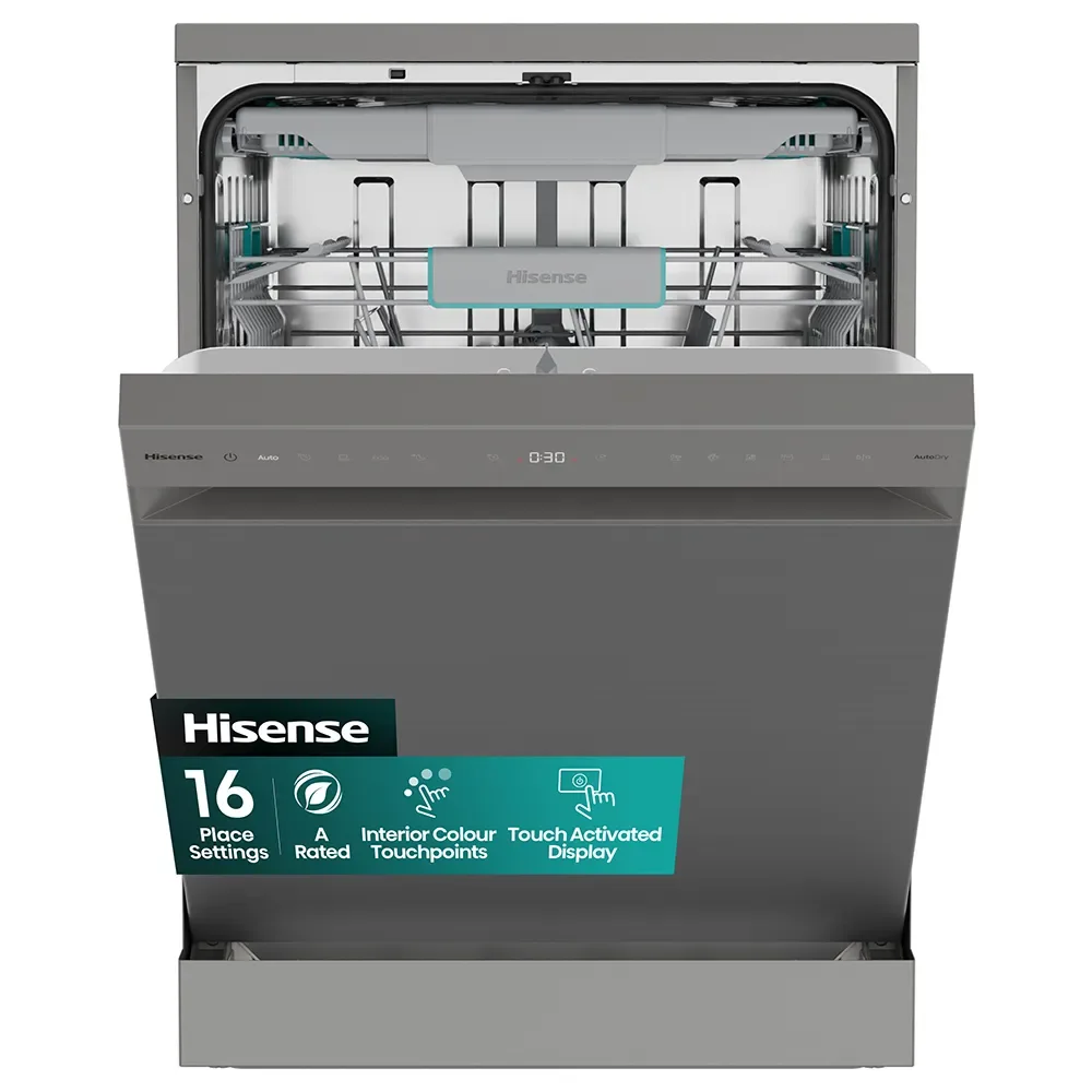 Hs663a90xuk Tredje Niveau Opvaskemaskine 16 Antal Kuverter fra Hisense – produktbillede