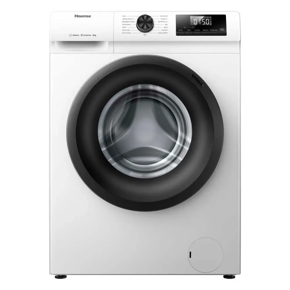 Wf1q8041bw Frontbetjent Vaskemaskine fra Hisense – produktbillede