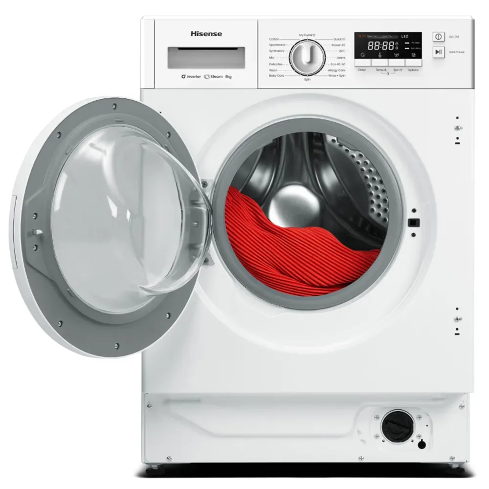 Wf3m841bwies Geïntegreerde Voorlader Wasmachine från Hisense – produktbild