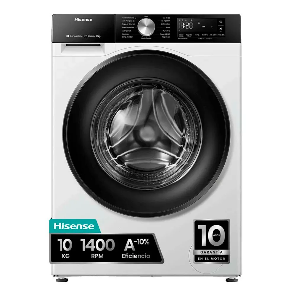 Wf3s1043bw1 Frontlader Waschmaschine von Hisense – Produktfoto