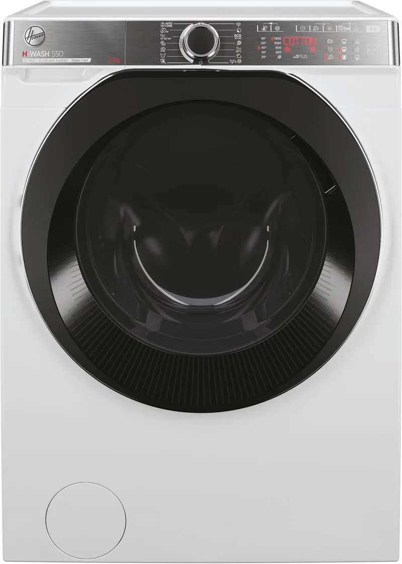 H-WASH 550 H5WPB447AMBC/1-S wasmachine Voorlader 7 kg 1400 RPM van Hoover in Wit – productfoto