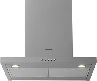 AKB6005RVS platte wandschouw afzuigkap 60 cm - Afzuigcapaciteit 630 m3/h - Geschikt voor open keuken - 3 standen - Ledspots - Luchtafvoer en recirculatie