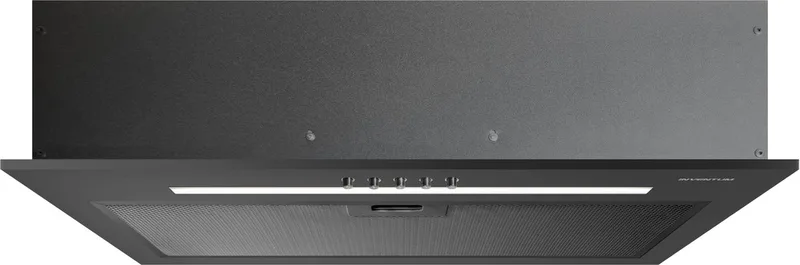AKI6005ZWA inbouw afzuigkap 60 cm - Afzuigcapaciteit 325 m3/h - Geschikt voor grote keuken - 3 standen - Ledverlichting - Luchtafvoer en recirculatie by Inventum in Black – product photo