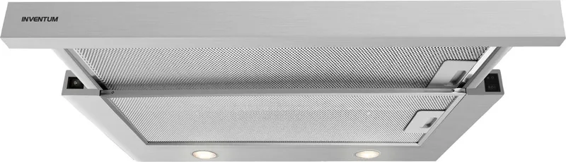 AKV6004RVS vlakscherm afzuigkap 60 cm - Afzuigcapaciteit 325 m3/h - Geschikt voor grote keuken - 3 standen - Ledspots - Luchtafvoer en recirculatie by Inventum in Rvs – product photo
