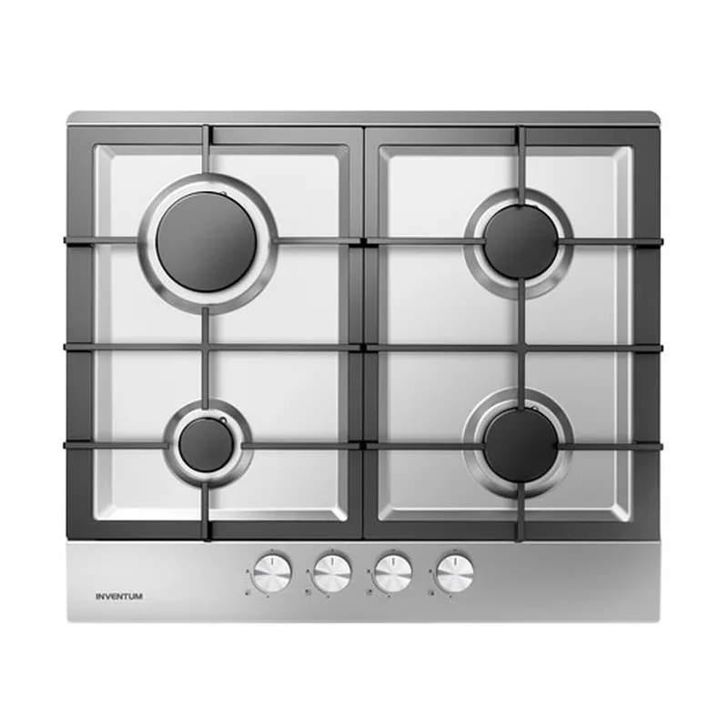 IKG6023G Gas kookplaat Zwart van Inventum – productfoto