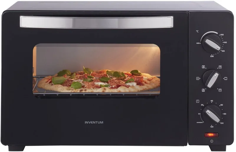 OV307B Vrijstaande oven - 30L - Hetelucht - Draaispit - 100-230°C - 5 ovenstanden - Zwart by Inventum in Zwart – 30 liter – product photo