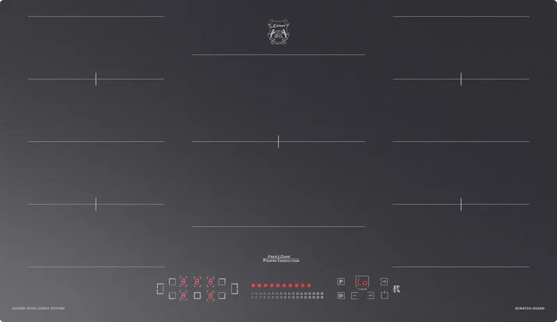 Inductiekookplaat Kaiser KCT 9110 FI, 90 cm met 4 QuickHeat inductiezones, krasbestendig/mat by Kaiser in Mat – product photo
