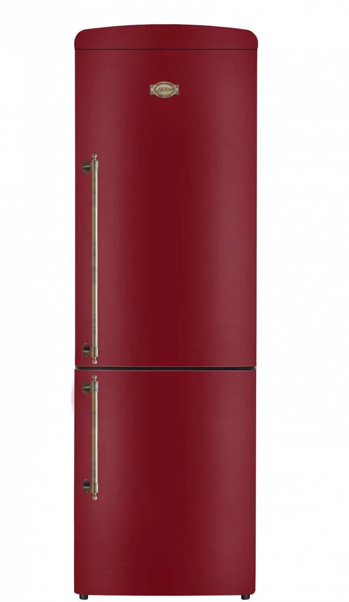 koelkast - koel vriescombinatie - KK 60825 RotEm - koelkast 60 cm - 60cm breed - 60cm - 330 L - NoFrost -199 cm - touch control by Kaiser in Red – product photo