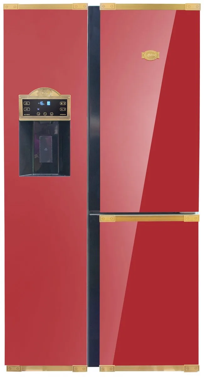 Retro- koelkast- Side-by-side KAISER KS 90300 AD Bio- No Frost 538 L 183 cm by Kaiser in Bordeaux – product photo