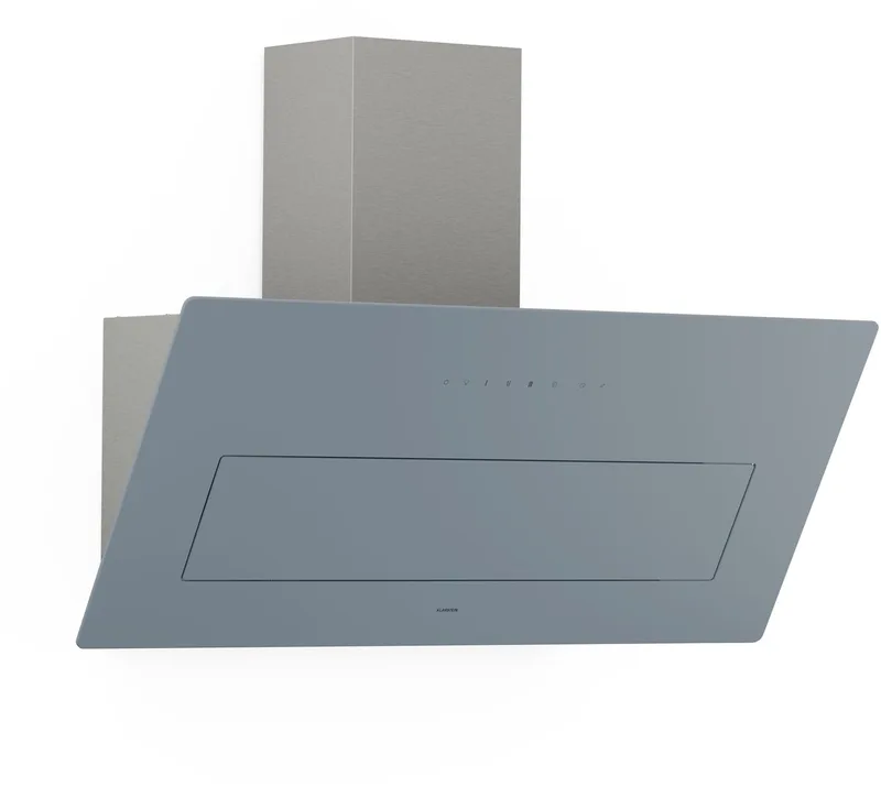 Afzuigkap SleekAir - 90 cm afzuigruimte zonder kop, 717 m³/h, energie-efficiëntieklasse A+++, touchbediening, LED-verlichting 2700-6500 K, dubbele ventilatie, roestvrij staal - 717 m³/u 65 cm 39 dB - Stil - Dampkap - Wasemkap de Klarstein en Gris – photo produit