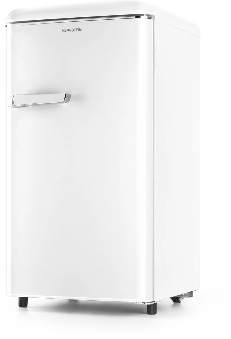 Laika Vriezer - 60 Liter Totaalvolume, Thermostaat Met 5 Standen, 0 Tot -18 °C, 3 Laden, Vrijstaand, retro-design, Crème - Vrieskast Diepvrieskast - voor Keuken - 4-Sterren Compact - Freezer - Vrieskast Klein von Klarstein in Weiß – Produktfoto