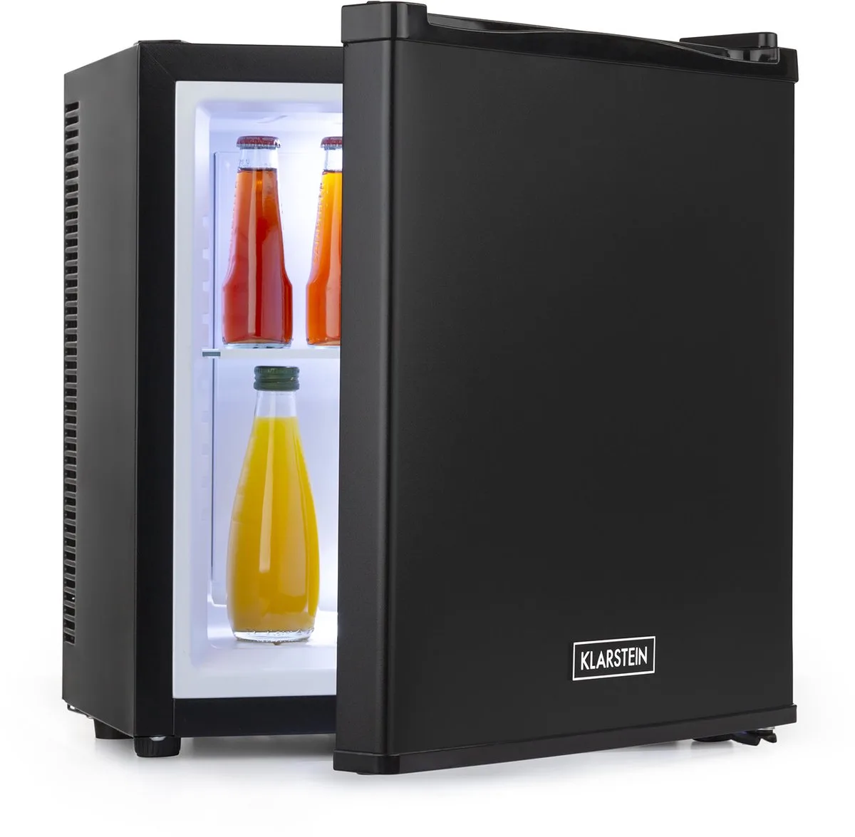 Mini-Koelkast Mini koelkast voor Zimmer, 13L Mini koelkast voor dranken & Kosmetik, Kleine Minibar, koelkast klein & , verstelbare , Kleiner Skincare koelkast 5 15°C - 22 dB 58W - voor Slaapkamer voor Kantoor - Compact de Klarstein en Noir – photo produit