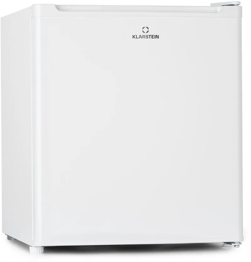 Mini Vriezer, klein & Stil, Vrijstaande Vriezer, 33 L Kleine Vriezer, Diepvries met IJsblokjesvorm & IJsschraper, Energiezuinige Vriezers, Compacte Vriezer - Vrieskast Diepvrieskast - voor Keuken - 4-Sterren - Freezer van Klarstein in Wit – productfoto