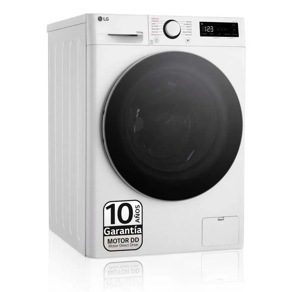 Lave-linge Séchant à Chargement Frontal F4dr6010a1w de LG – photo produit