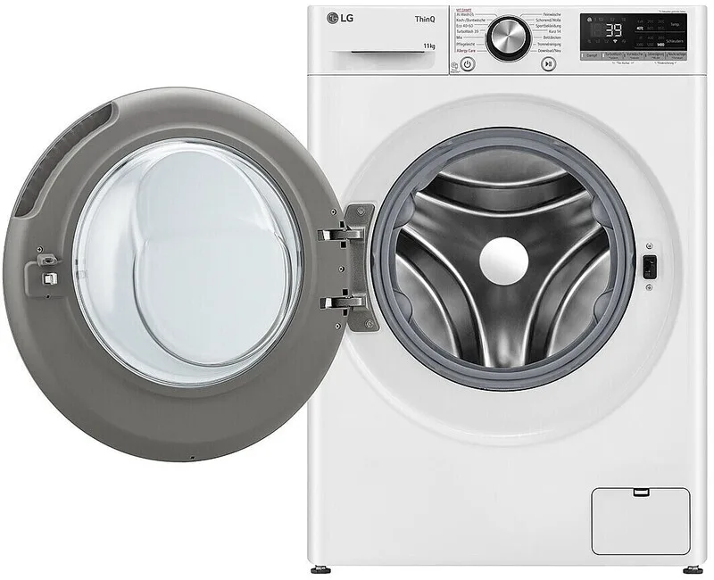 F4W11A 11 kg 1400 U/Min Frontlader-Waschmaschine mit AI DD und TurboWash 360° von LG – Produktfoto