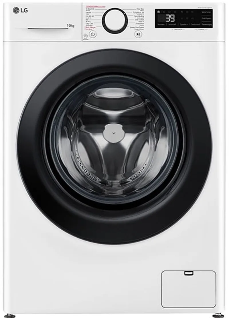 F4WR3010S6W wasmachine Voorlader 10 kg 1400 RPM van LG in Wit – productfoto