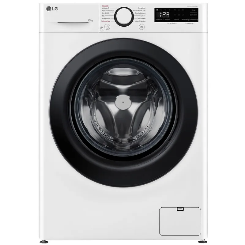 F4WR5035 Frontlader-Waschmaschine, 13 kg, 1360 U/min, Energieklasse A-20%, AI DD, 6 Motion Trommel, Allergy Care Dampf, AquaLock Wasserschutz, LoadSense, Weiß de LG – photo produit