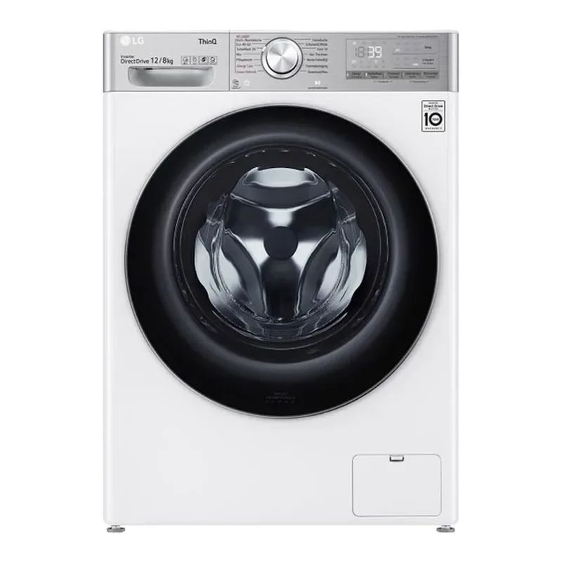 V9WD128H2 AI DD Waschtrockner (12 kg), weiß von LG – Produktfoto