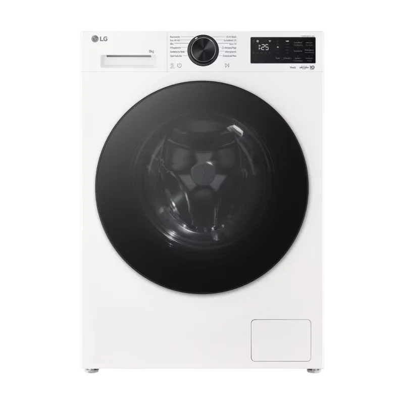 Waschmaschine Essence White (A, 8 kg, 1.400 U./Min.) mit AI DD® & TurboWash®360° F4WX708YC fra LG – produktbillede