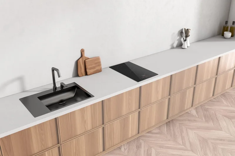 MCH300D111K0 - Inbouw elektrische kookplaat - Ingebouwd - Keramisch - 2 zone(s) - 1 Fase - 3000 W van Midea in Zwart – productfoto