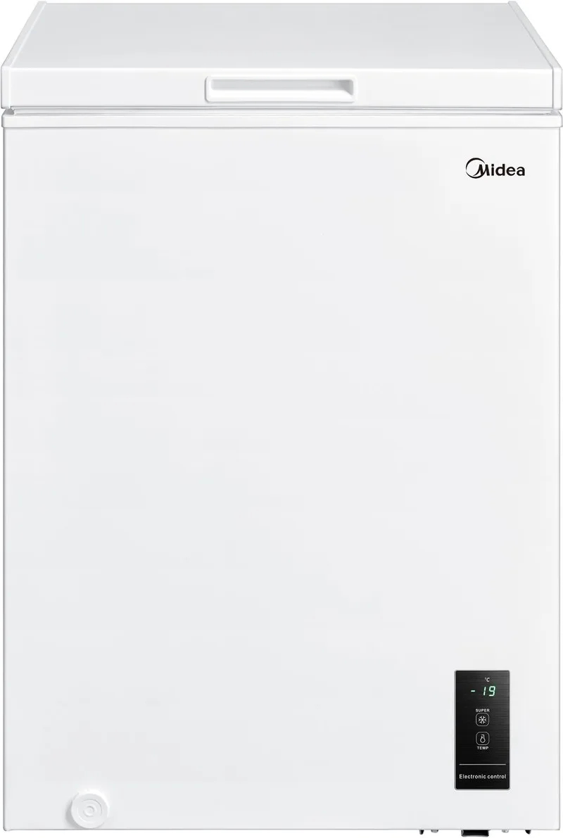 MDRC152FEE01 - Vrieskist - Wit - Vrijstaand - E label - 38 dB - 99 l - 169 kWh/jaar - Compact - Bovenlader by Midea in White – product photo